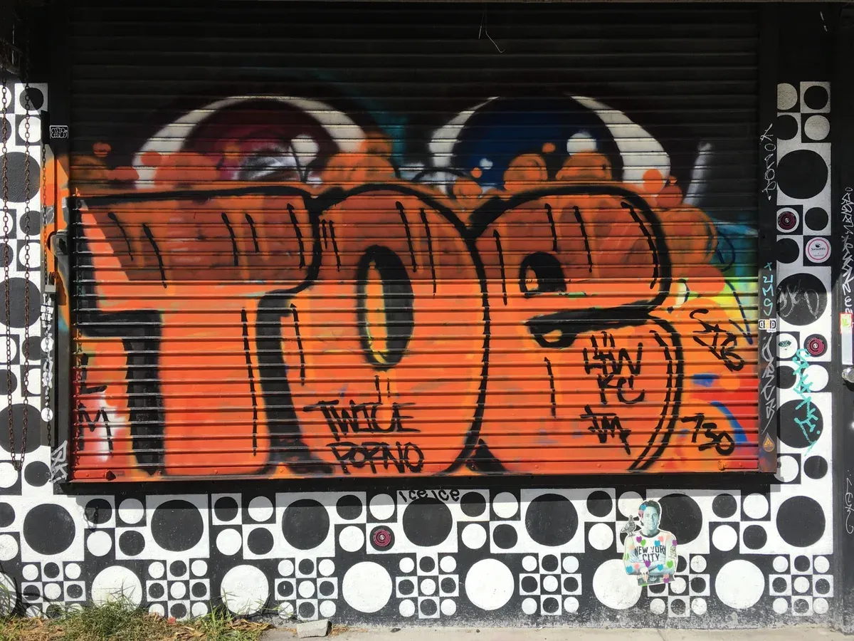 A street mural in Wynwood, free to see on the blocks around the Walls before a Bahamas cruise from Miami